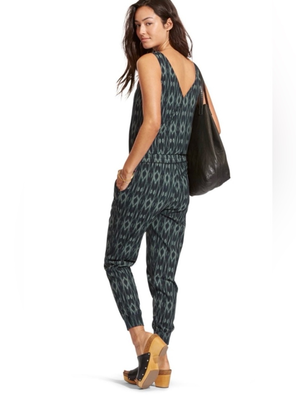 Athleta Ikat-Print Sleeveless Jumpsuit 14